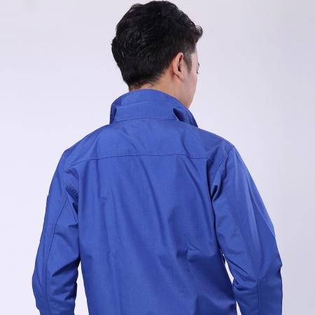 藍(lán)色帆布滌棉工作服AC045-DM