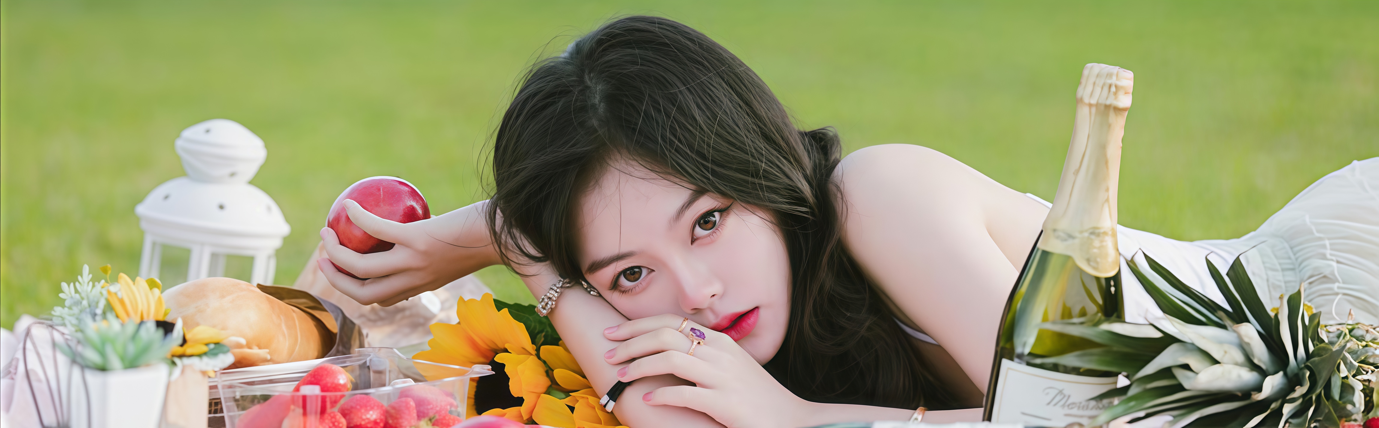 每日大赛指网络流行文化中围观热点八卦的娱乐方式，源自“吃瓜群众”梗，象征事不关己、高高兴兴看热闹。